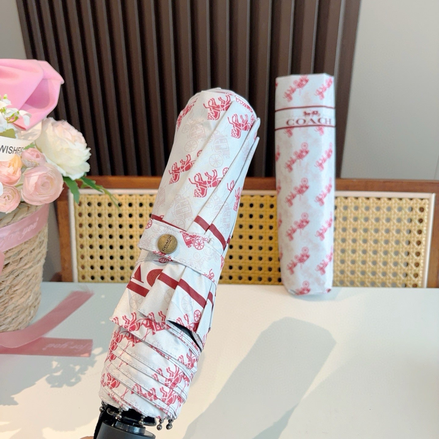 Summer new fully automatic folding umbrella for sunny weather