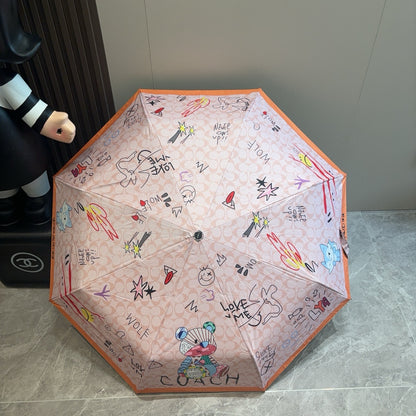 Summer new fully automatic folding umbrella for sunny weather
