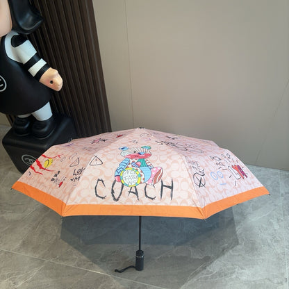 Summer new fully automatic folding umbrella for sunny weather
