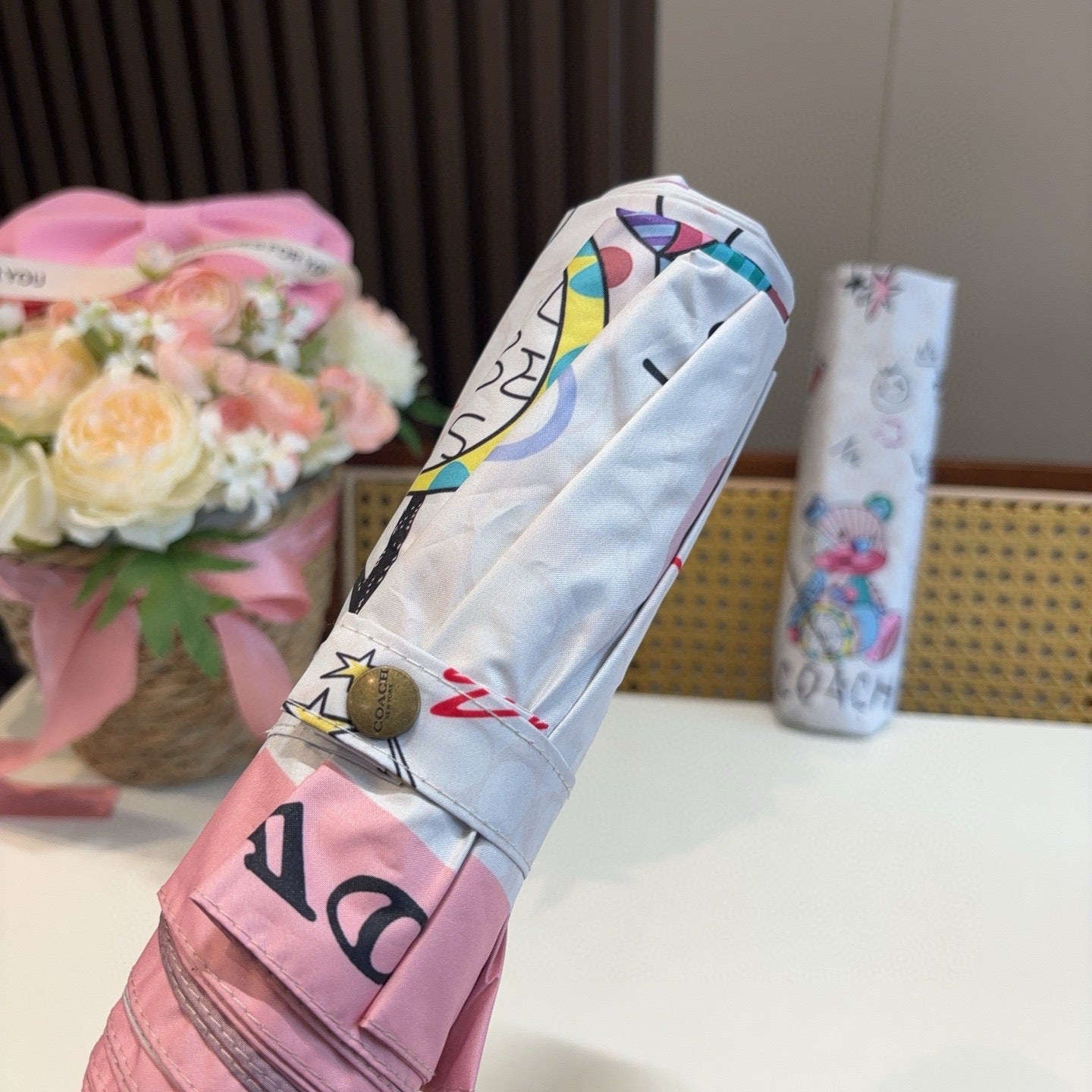 Summer new fully automatic folding umbrella for sunny weather