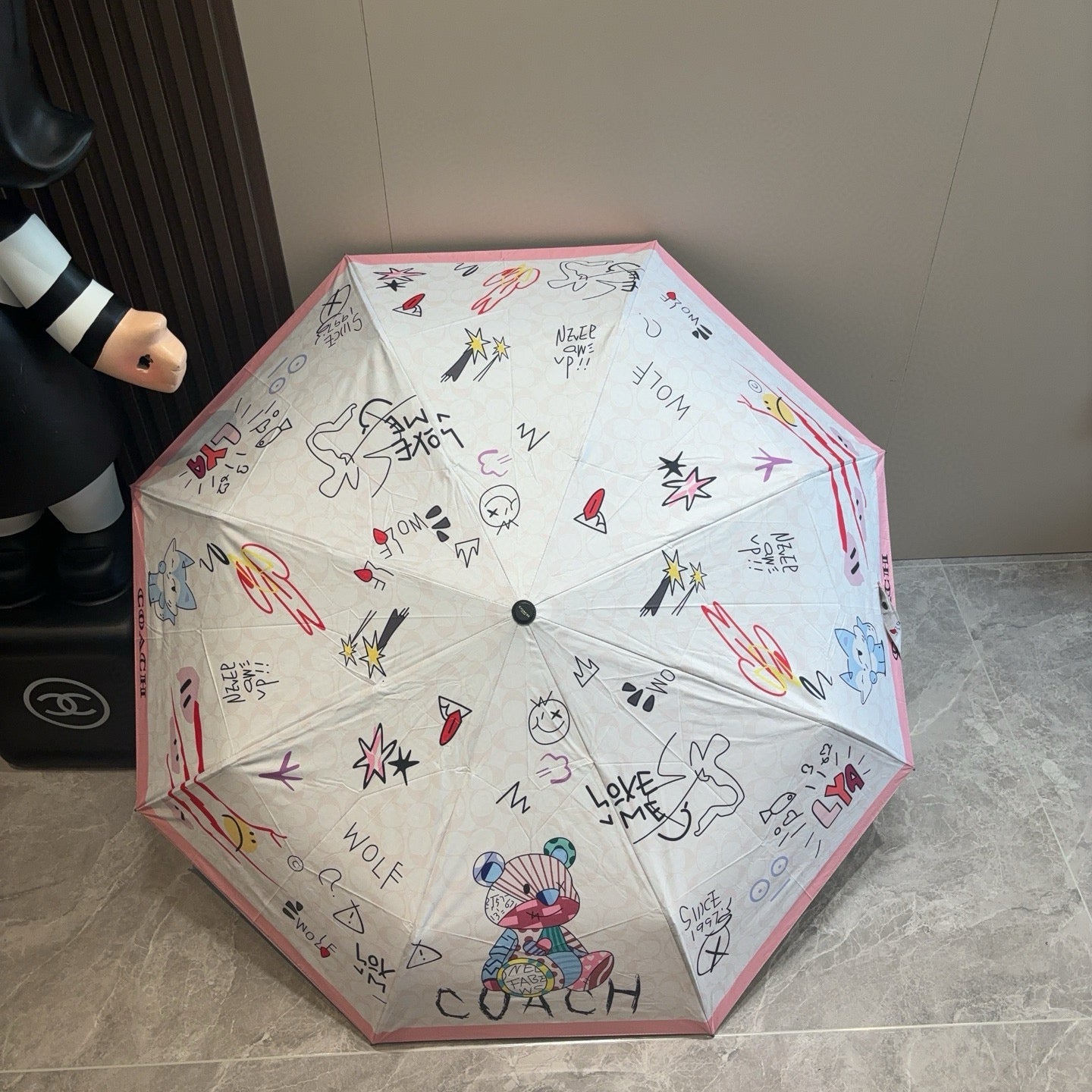 Summer new fully automatic folding umbrella for sunny weather