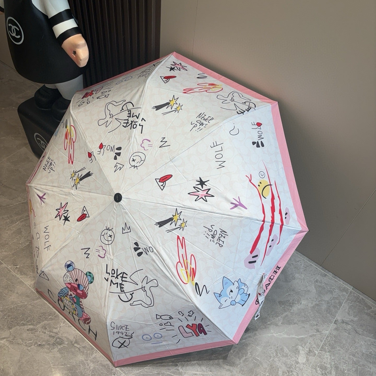Summer new fully automatic folding umbrella for sunny weather
