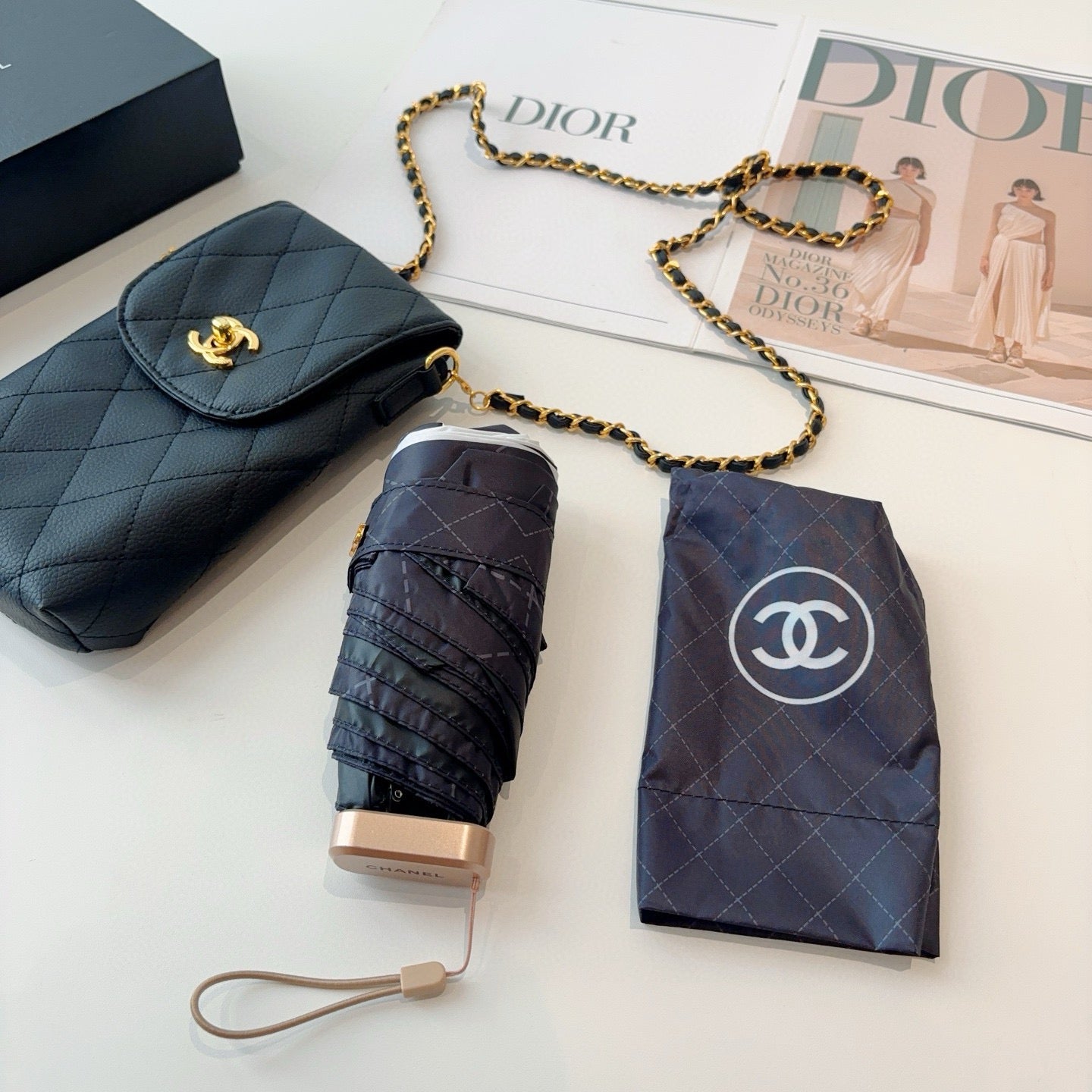 Splicing five fold compact design