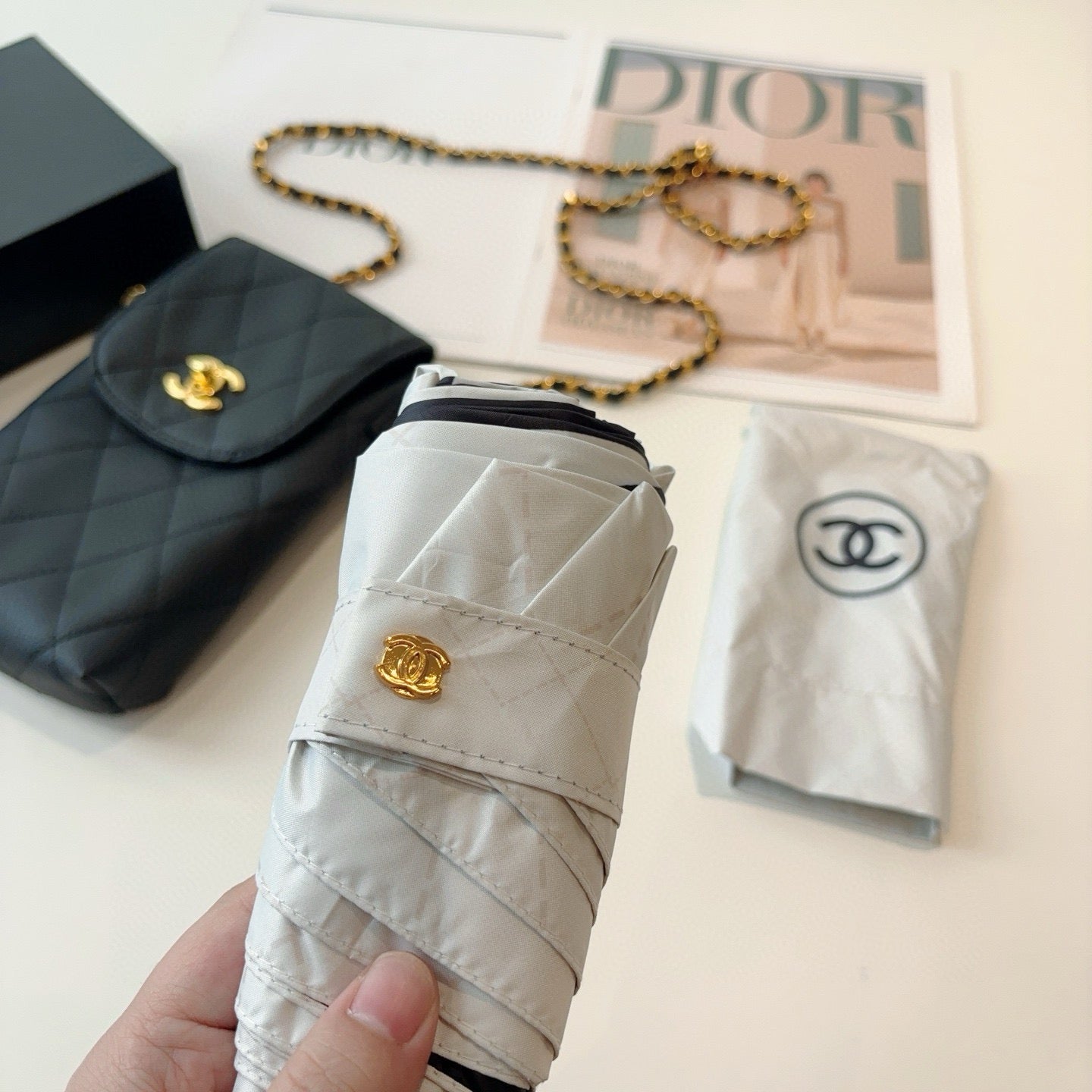 Splicing five fold compact design