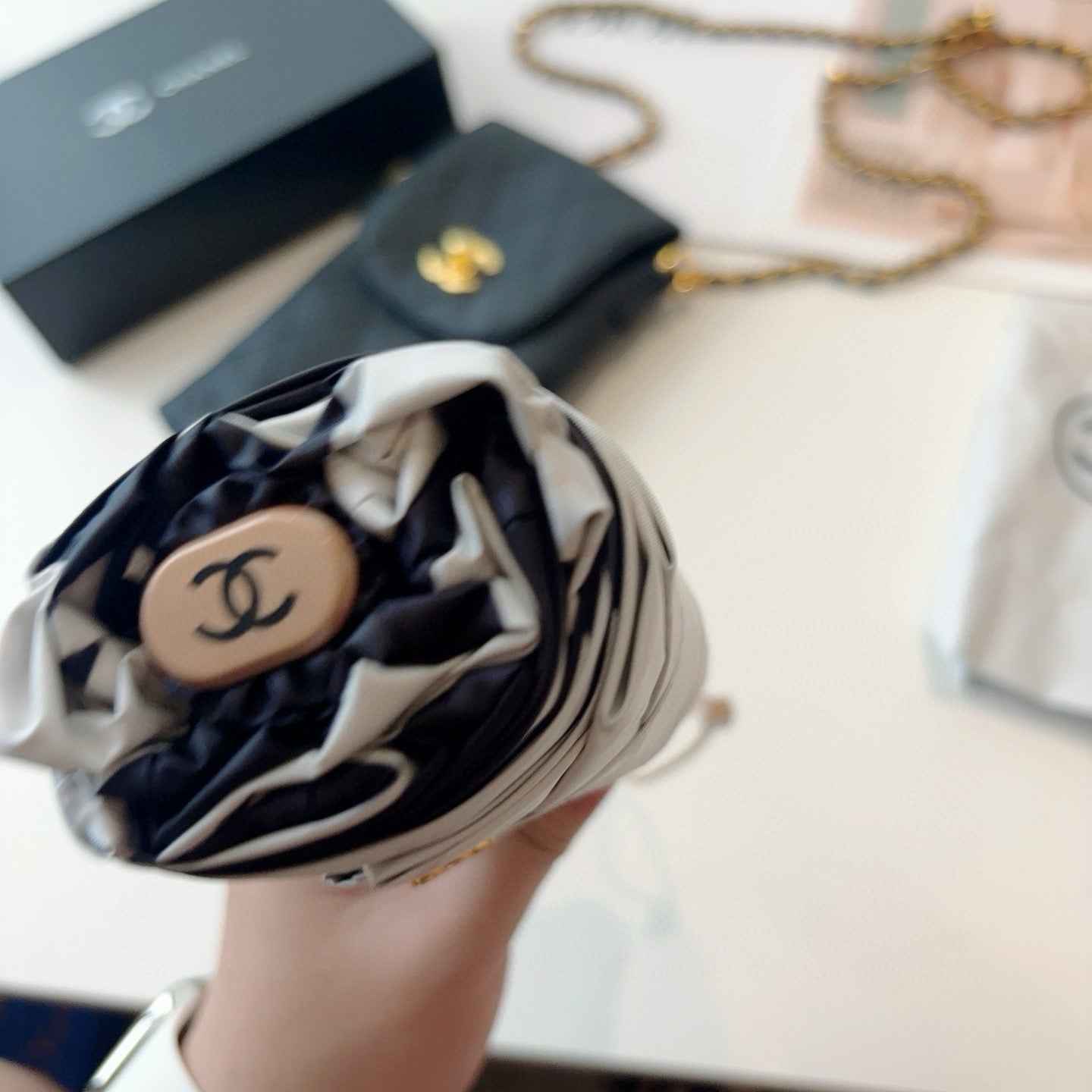 Splicing five fold compact design