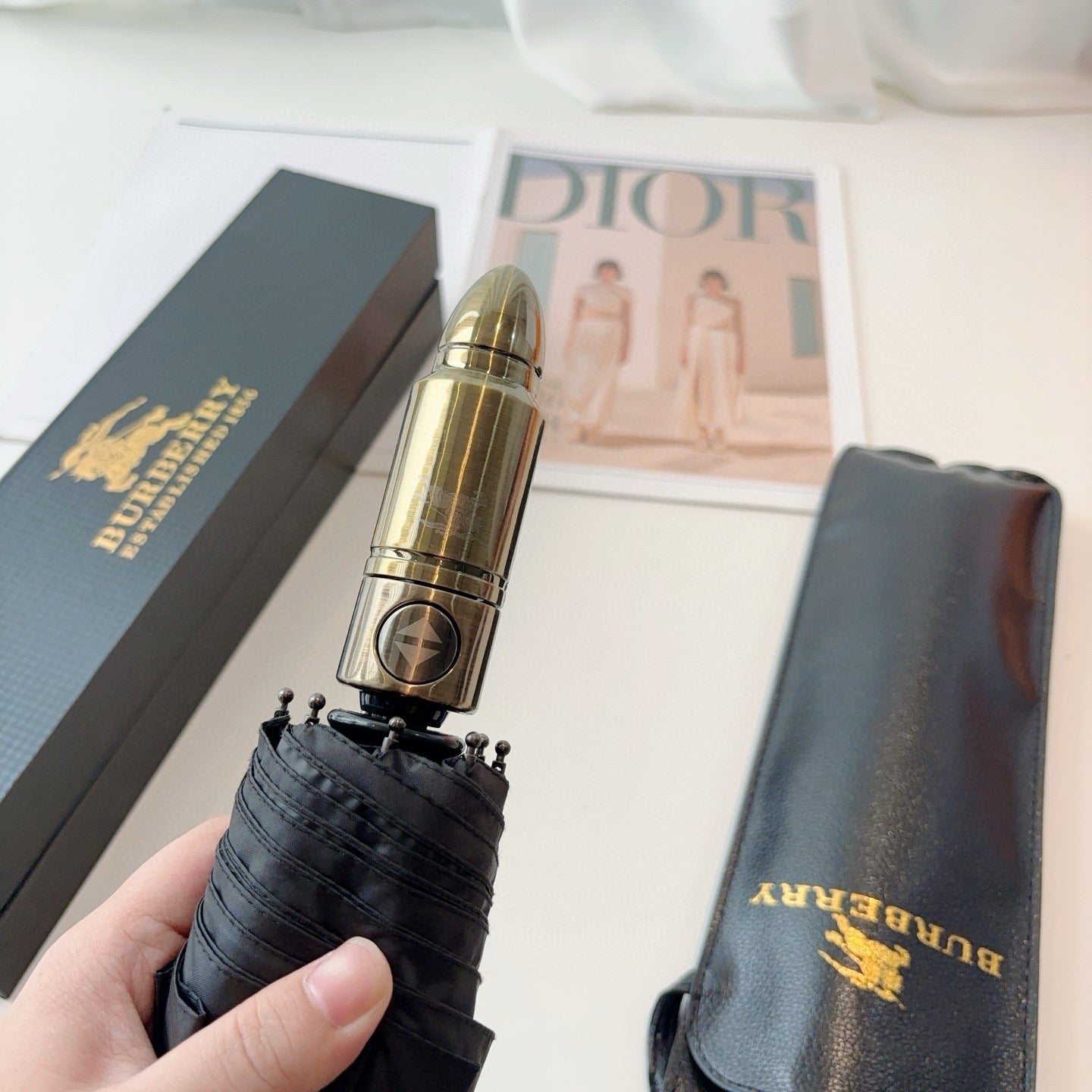 Summer new fully automatic folding umbrella for sunny weather