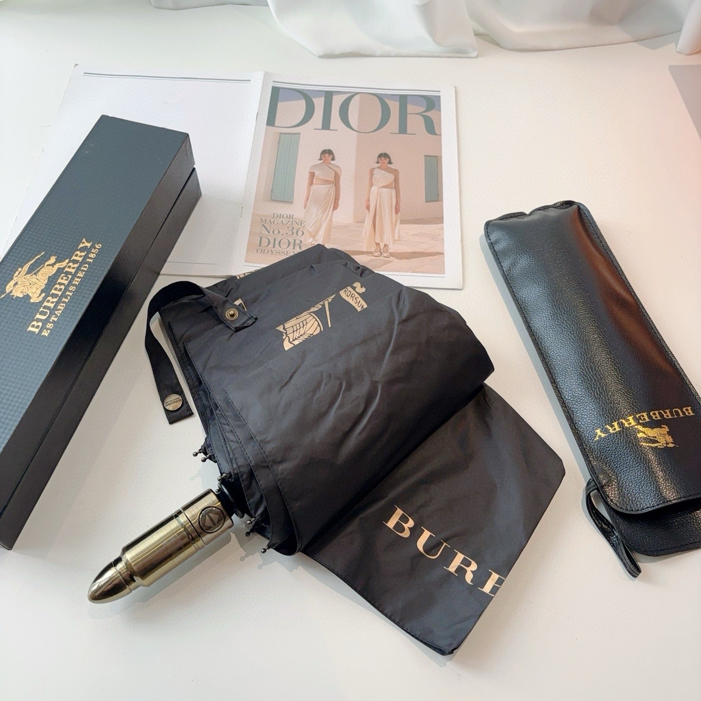 Summer new fully automatic folding umbrella for sunny weather