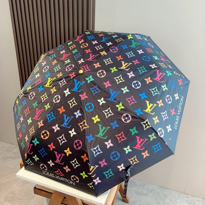 Triple fold automatic folding umbrella
