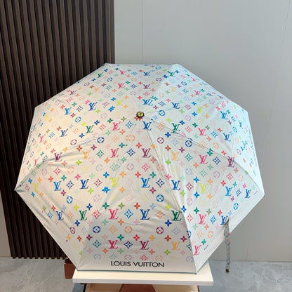 Triple fold automatic folding umbrella