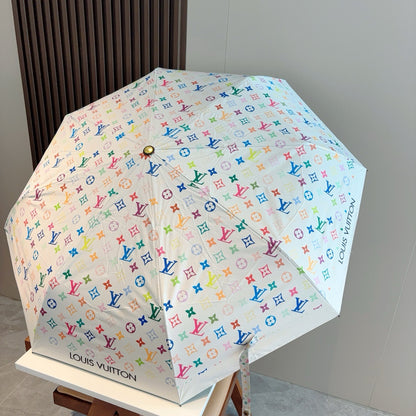 Triple fold automatic folding umbrella