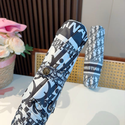 Triple fold automatic folding umbrella