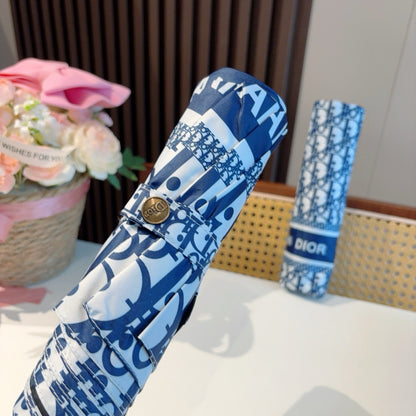 Triple fold automatic folding umbrella