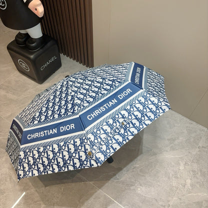 Triple fold automatic folding umbrella