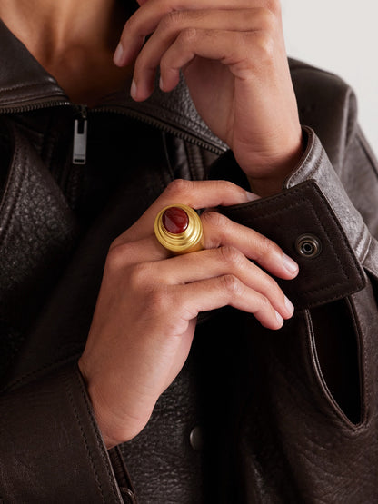 Vintage resin wide ring