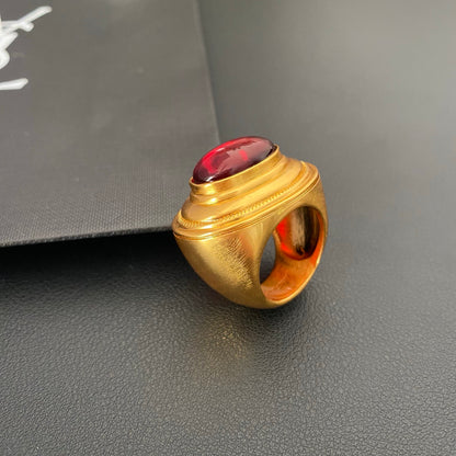 Vintage resin wide ring