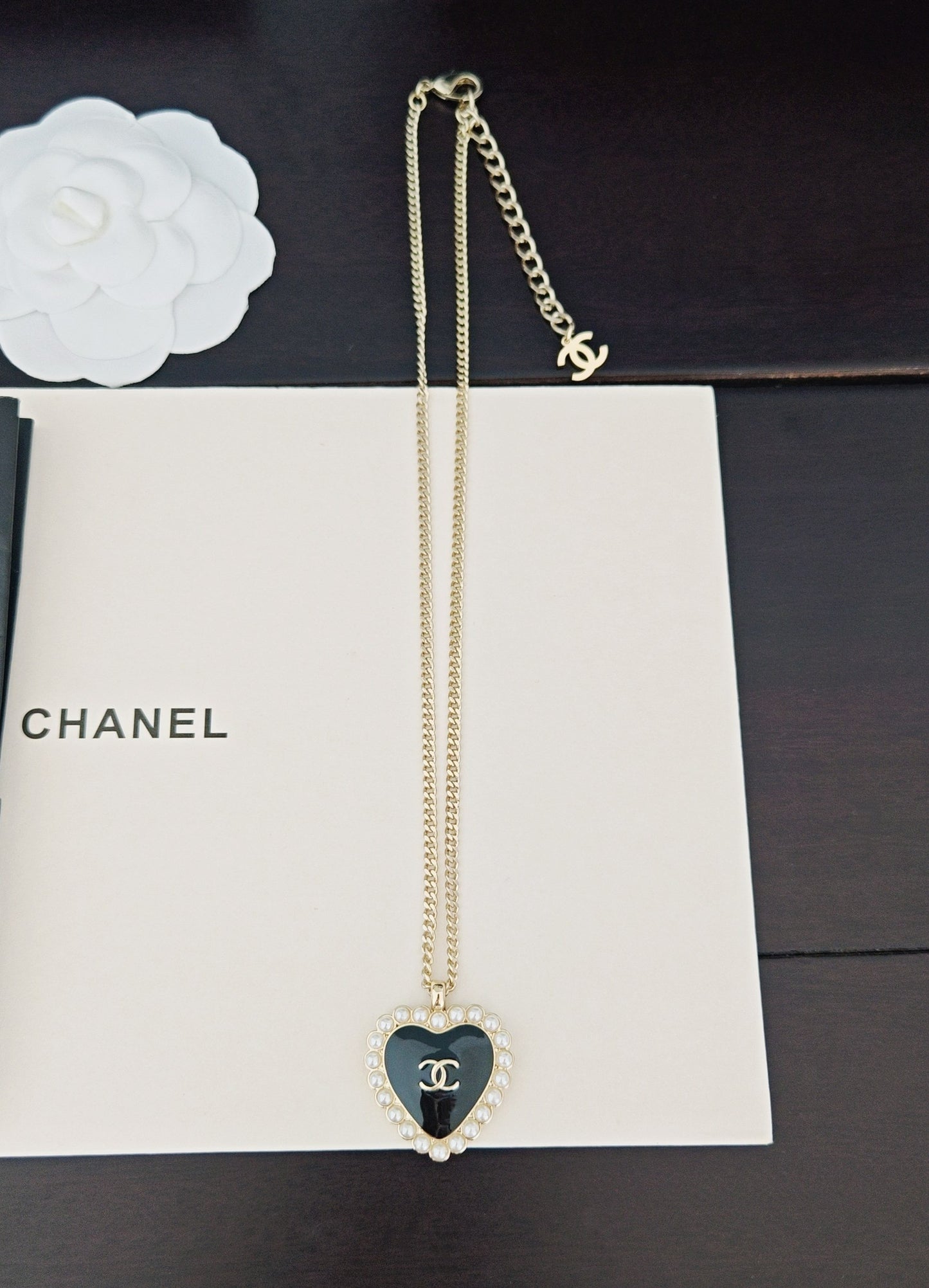 Latest model 🆕🆕 Light Gold Black Love Necklace