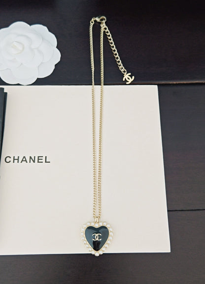 Latest model 🆕🆕 Light Gold Black Love Necklace
