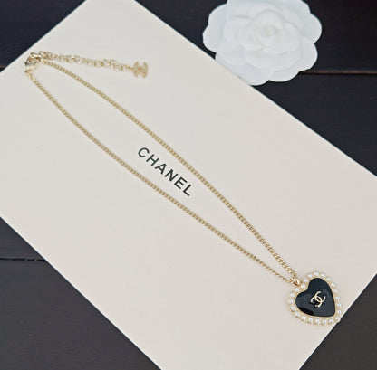 Latest model 🆕🆕 Light Gold Black Love Necklace