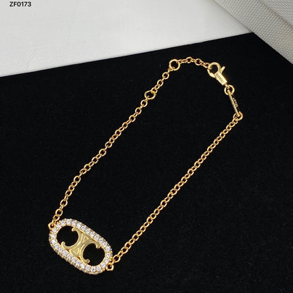 Crystal Diamond Earrings Bracelet Necklace Set