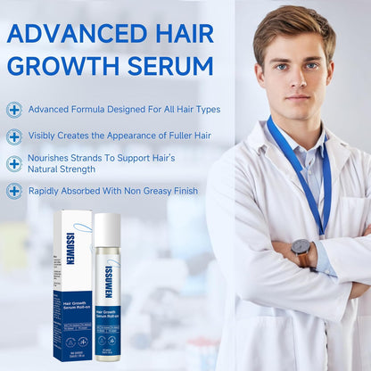 Hair Growth Herbal Rollerball Essence Scalp Massage Hair Care Essence
