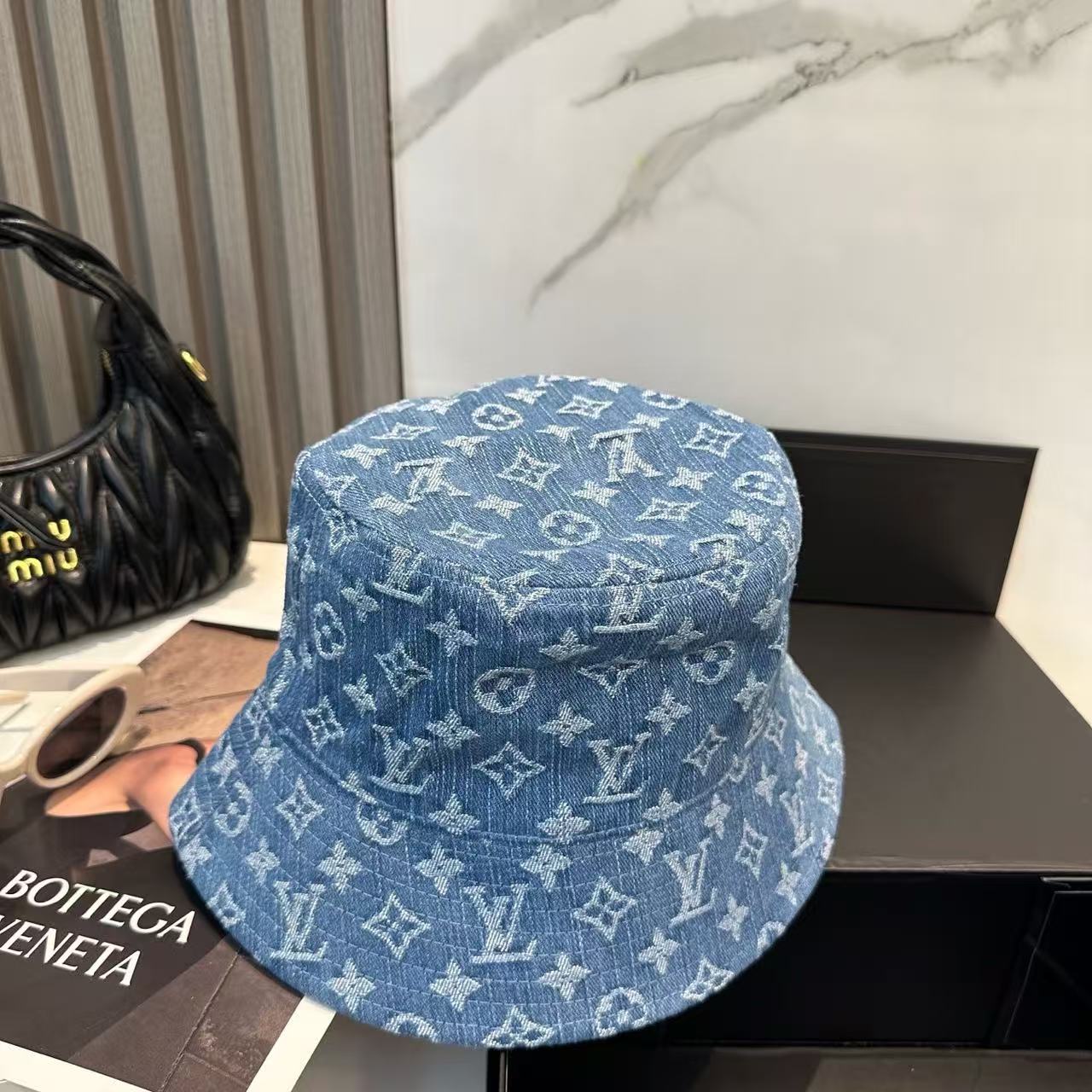 New denim fisherman hat