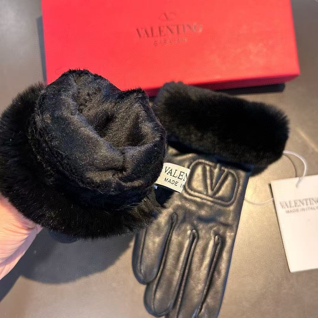 2025 New Long Style Lazy Rabbit Hair Touchscreen Women's Gloves