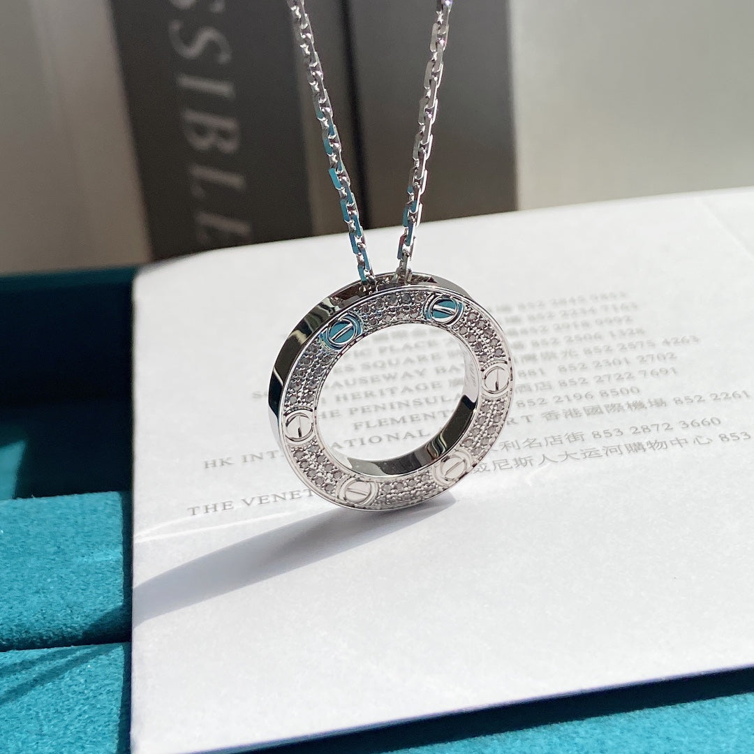 LOVE Series Gypsophila Necklace