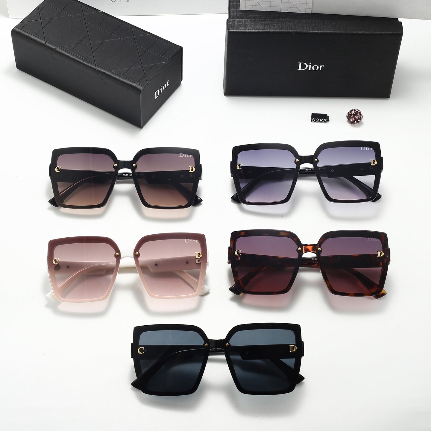 5 colors fashionable thickened beautiful edge high definition gradient color ocean lens series