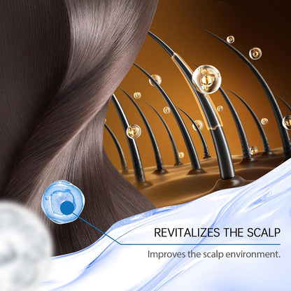 Hair Growth Herbal Rollerball Essence Scalp Massage Hair Care Essence