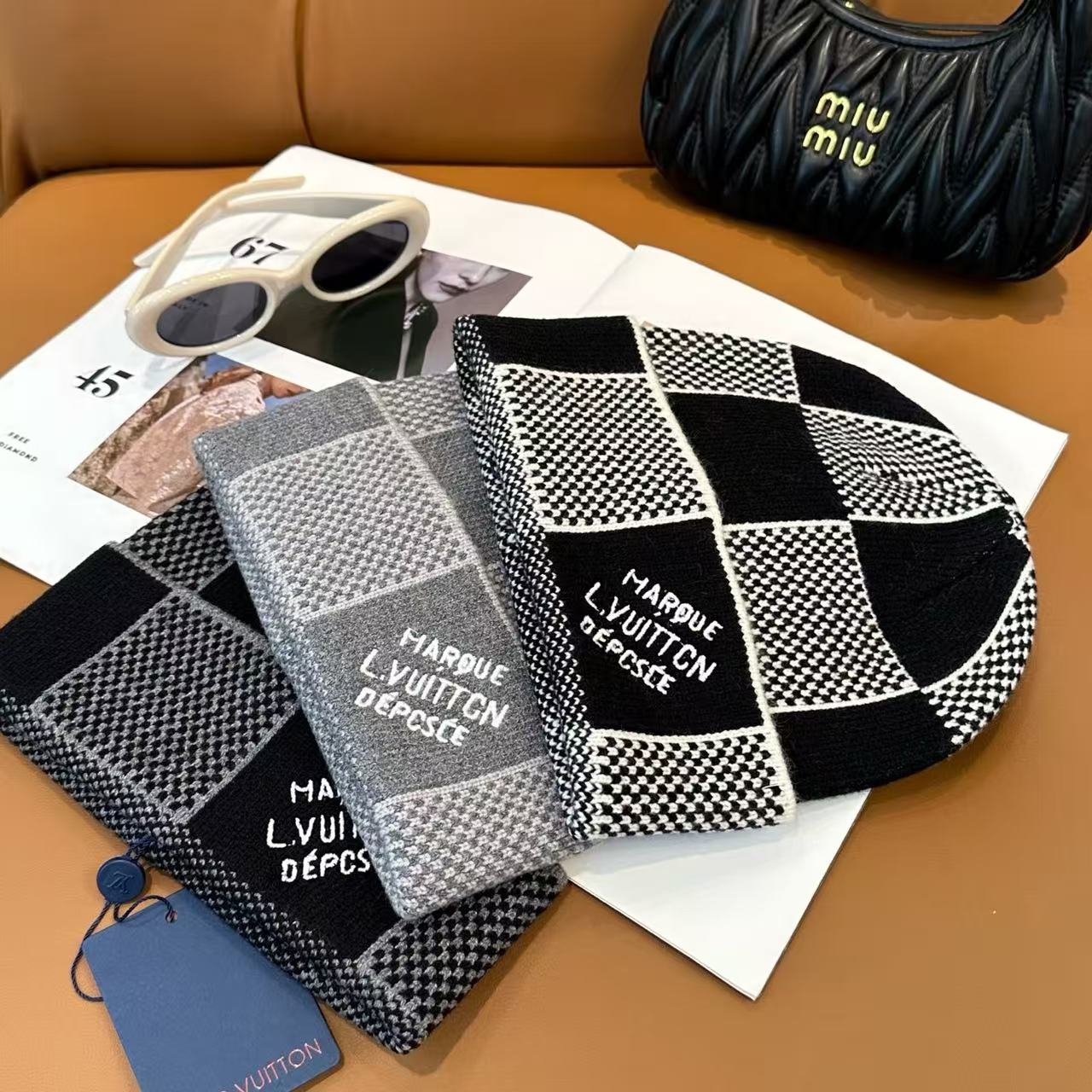 2025 New Embroidered Knitted Woolen Hat