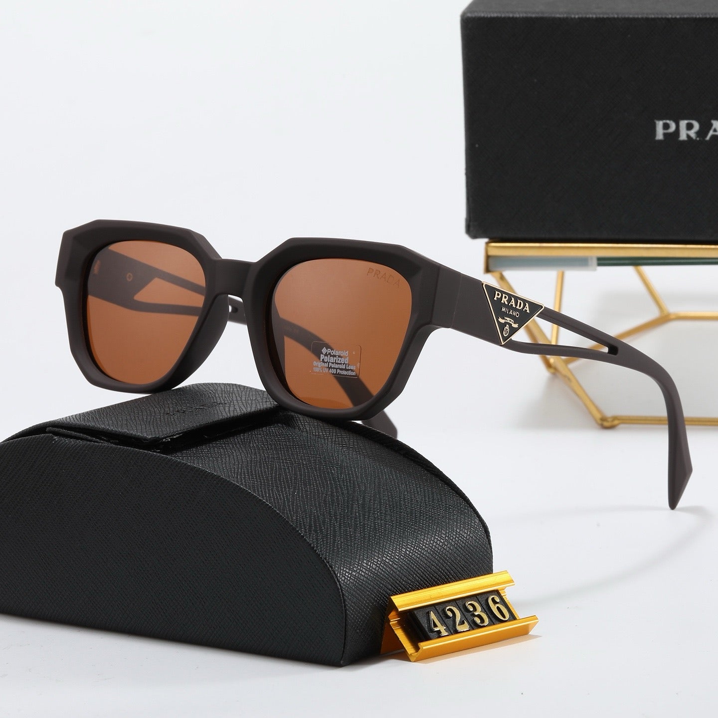 5-color irregular lenses, many people like and popular sunglasses 4236