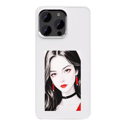 The latest AI ink screen iPhone case in 2025, 4-color HD 4.0-inch large screen, built-in lens holder, the best smart NFC phone case