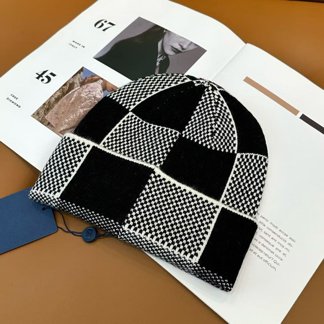 2025 New Embroidered Knitted Woolen Hat