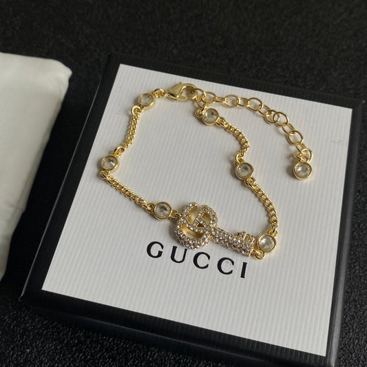 Luxury Silver Logo Bracelet Case