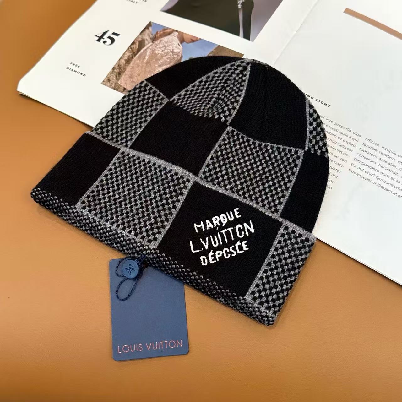 2025 New Embroidered Knitted Woolen Hat