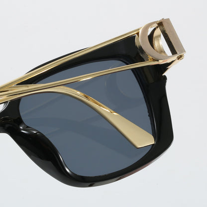 6 colors new style metal temple hot sunglasses 82023