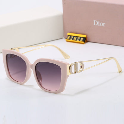 6 colors new style metal temple hot sunglasses 82023