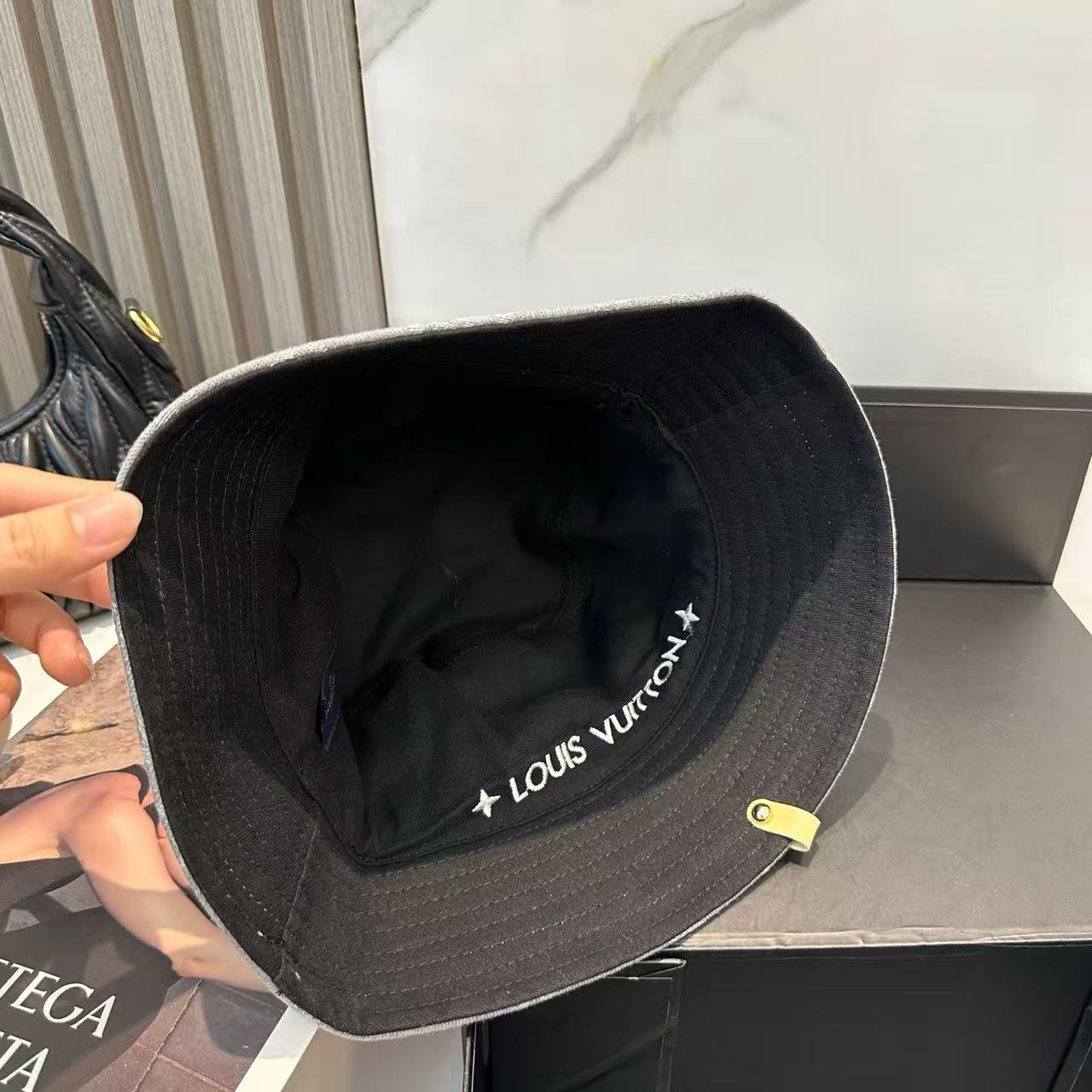 New denim fisherman hat