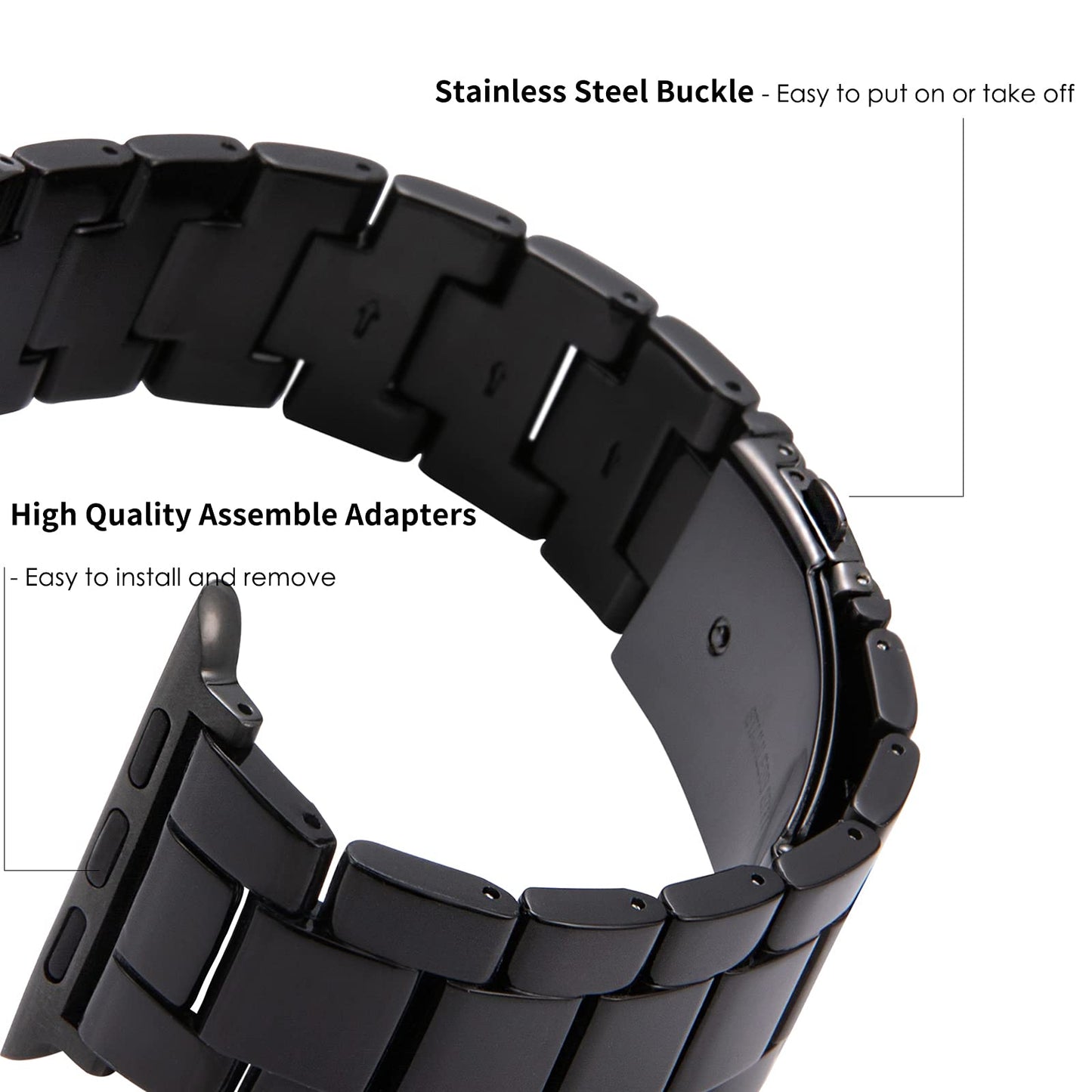 Black Resin Band