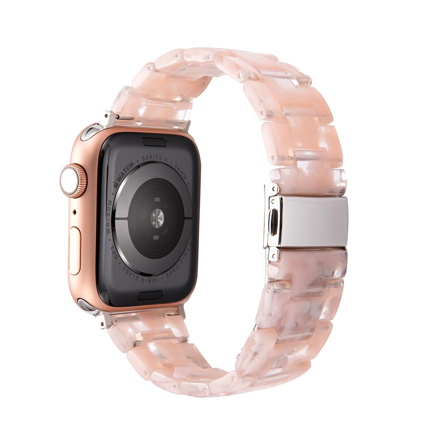 Clear Pink Resin Band