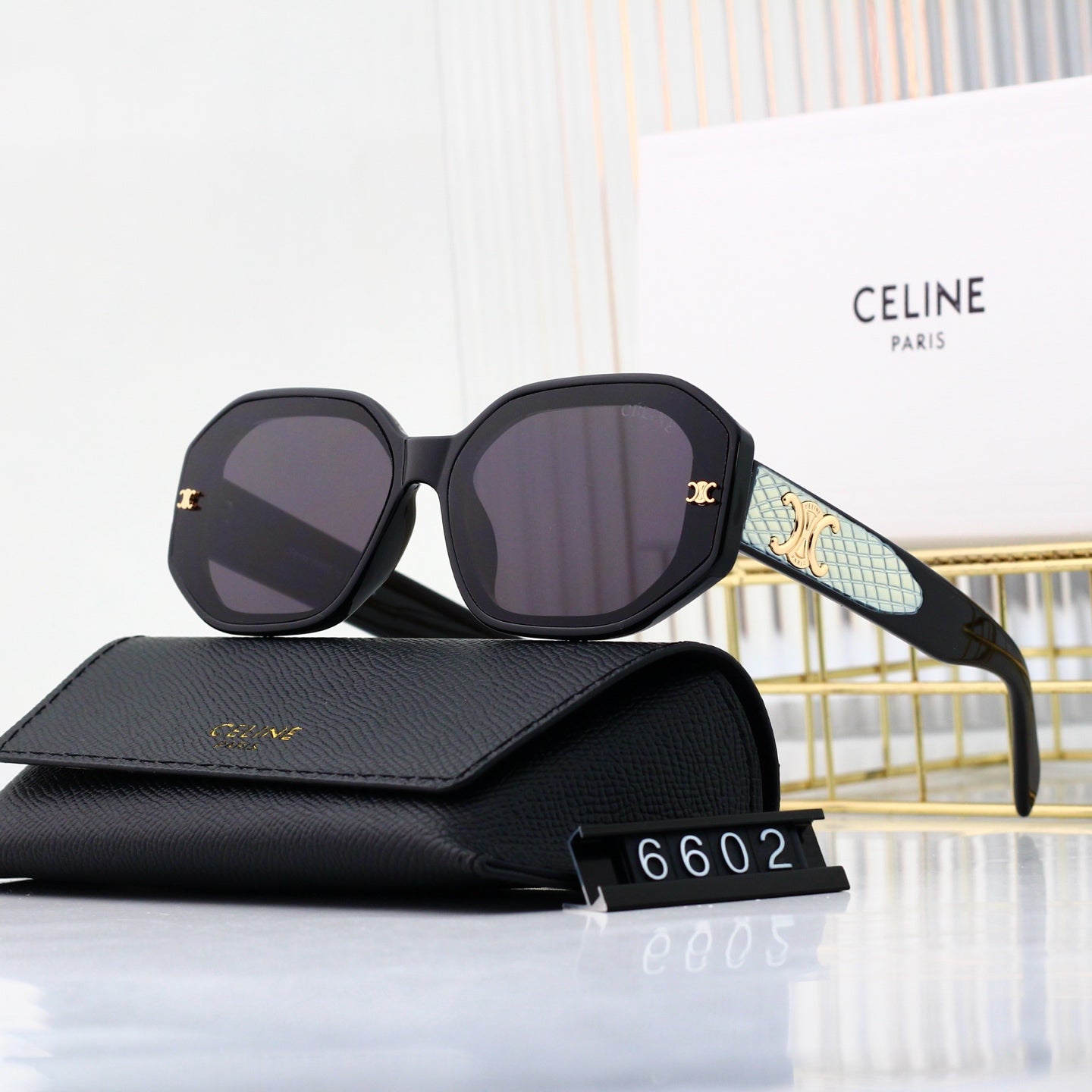 4 colors of trendy sunglasses  6602