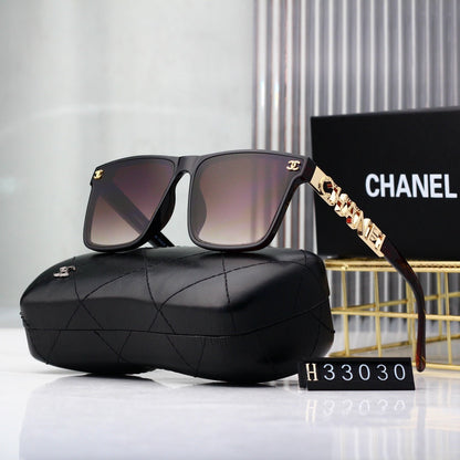 6-color Polaroid nylon HD lenses frameless design sunglasses  33030