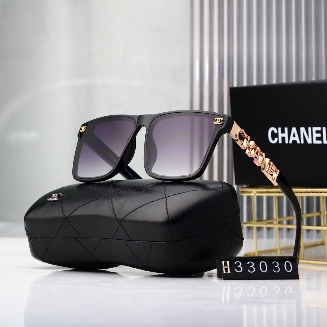6-color Polaroid nylon HD lenses frameless design sunglasses  33030