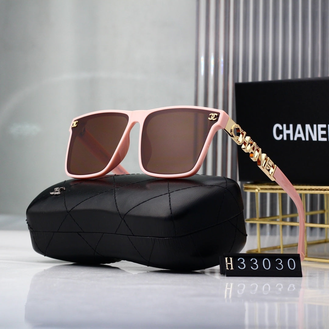 6-color Polaroid nylon HD lenses frameless design sunglasses  33030