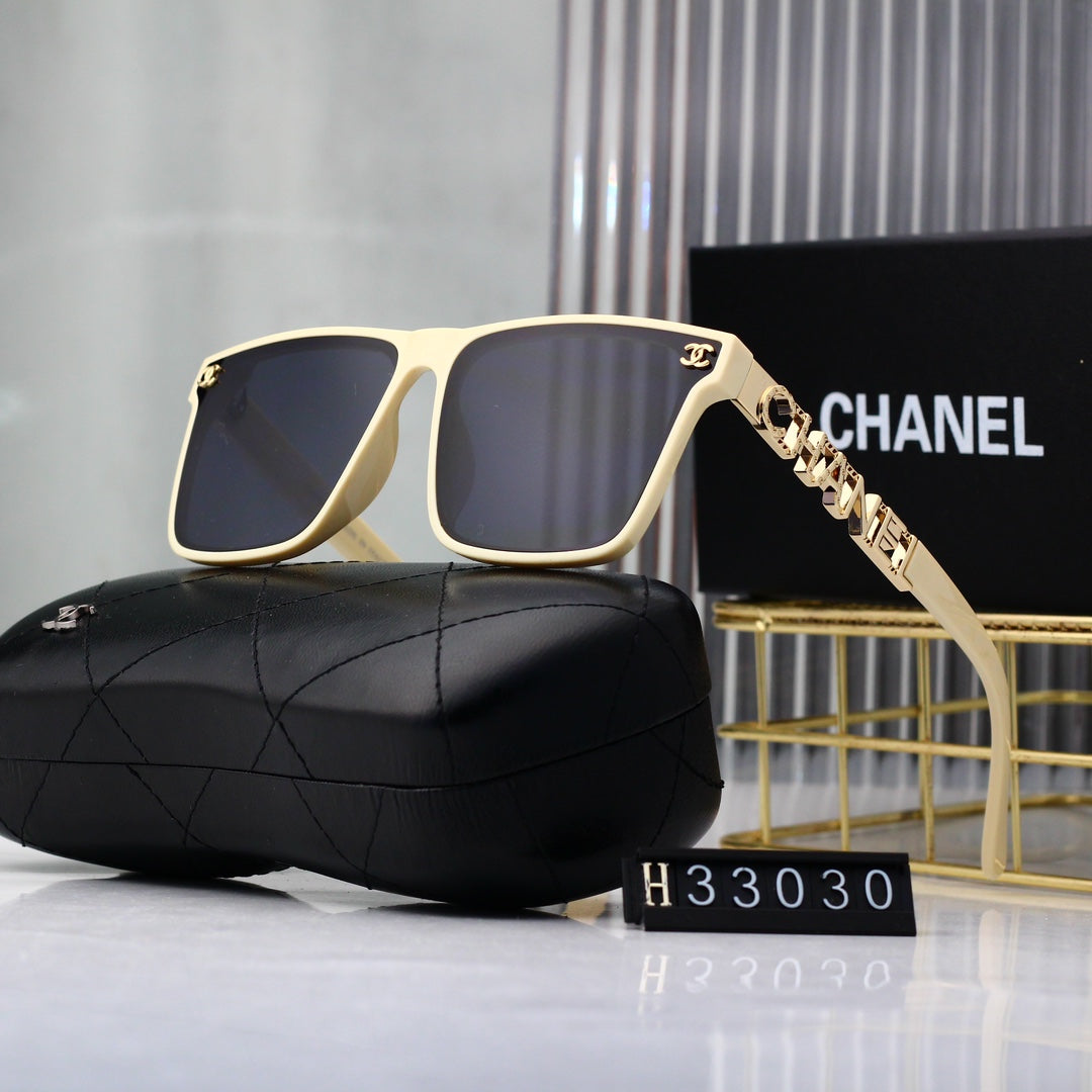 6-color Polaroid nylon HD lenses frameless design sunglasses  33030