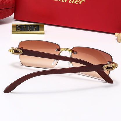 6 colors new style sunglasses for men and women 2107