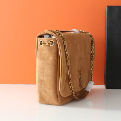 Nubuck leather bag