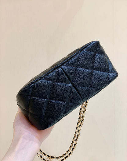 Litchi leather bag