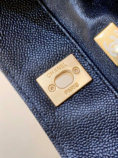 Litchi leather bag