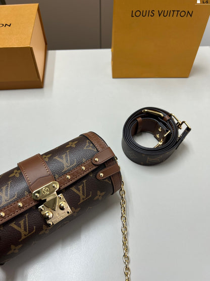 Cylindrical shaped bag